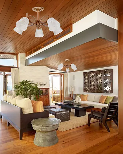 Люстра Brille стельова дерев'яна E27 60W G (LK-680S/5) - фото 4