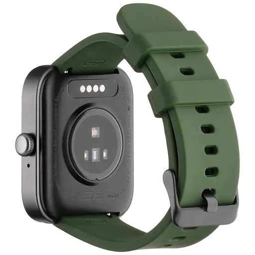 Smart Watch 2E Alpha SQ Music Edition 46mm black/green+ ремінець сірий UA - фото 4