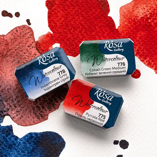 Фарба акварельна Білила цинкові (701) 2.5 мл Rosa Gallery - фото 3