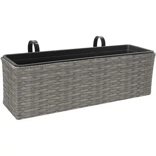 Кашпо Engard балконное из искусственного ротанга 60x18x18 см (HA-13)