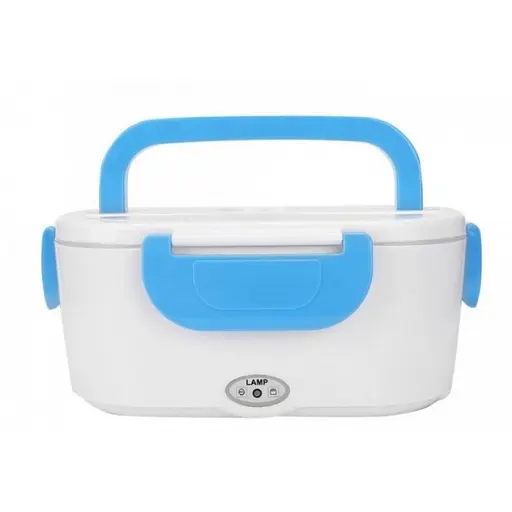 Электрический ланч-бокс контейнер Electronic Lunchbox YS 001 40 W с подогревом термос для еды голубой - фото 2