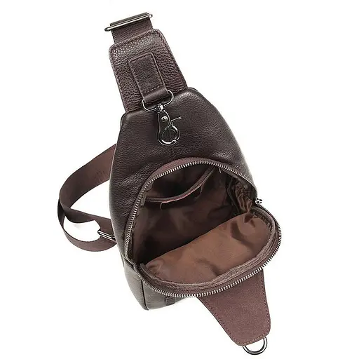 Мужская сумка-слинг  John McDee 30.5х17х5.5 см sum0025602 - фото 3