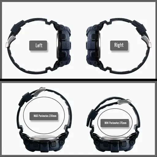 Мужские спортивные часы Skmei 1472 Champion Джинс - фото 8