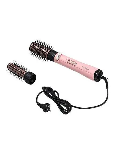 Фен-щетка IPARAH P-269R мультистайлер 2-в-1 для сушки и укладки волос, керамическое покрытие, 3 режима работы, розовый - фото 2