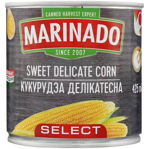 Набір: горошок зелений Премія консервований 460 г + кукурудза Маринадо делікатесна 340 г  - фото 5