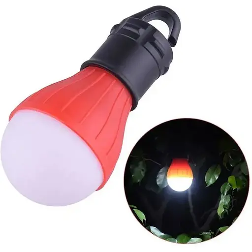 Ліхтар Travel Camp TL-3 для намету туристичний світлодіодний на батарейках ААА червоний - фото 3