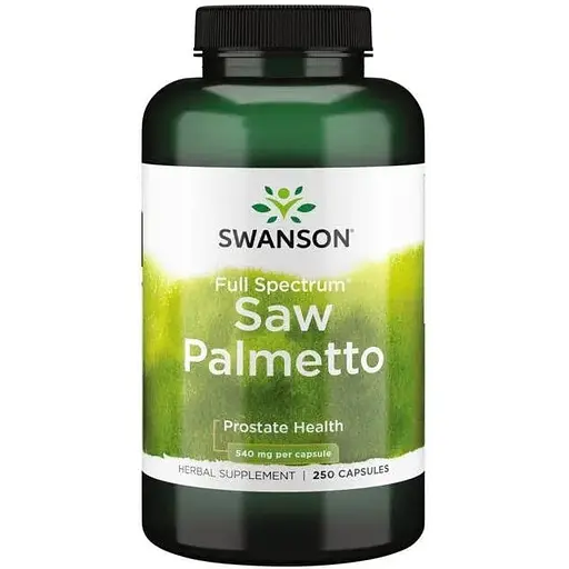 Натуральна добавка Swanson Saw Palmetto 540 mg Full Spectrum 250 капсул - фото 1