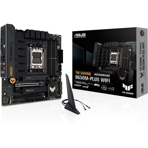 Материнская плата Asus TUF Gaming B650M-E WIFI sAM5 B650 4xDDR5 M.2 HDMI DP Wi-Fi BT mATX - фото 9