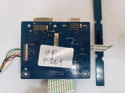 Материнская плата монитора HP P201 4H.22J01.A00 "Б/У" - фото 3
