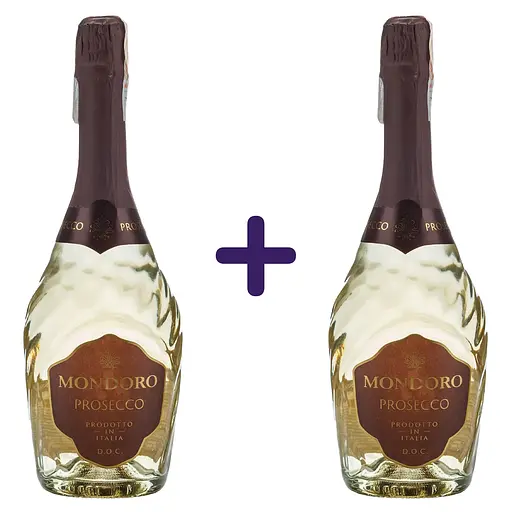 Вино игристое Mondoro Prosecco белое экстрасухое 0.75 л х 2 шт.