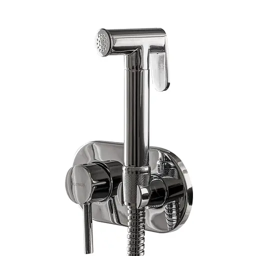 Набір гігієнічного душа прихованого монтажу Globus Lux GLN-2-106MIX, Хром - фото 2