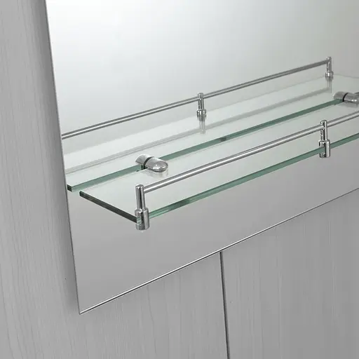 Дзеркало настінне Zerix Laguna MRZ03-500x700x110 прямокутне з дугоподібним верхом та полицею ZX5622 - фото 5