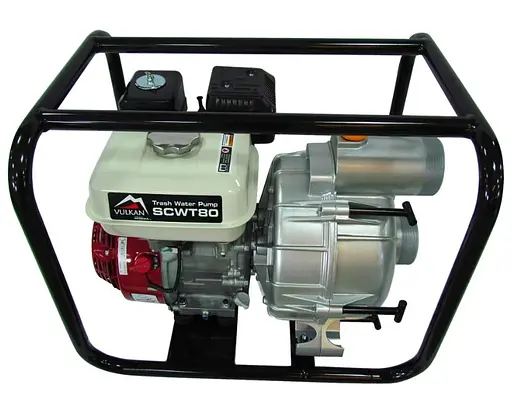 Мотопомпа бензиновая Vulkan SCWT80H для грязной воды - фото 2