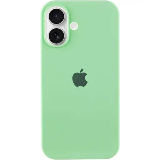 Чехол Epik Silicone Case Full Protective AA для Apple iPhone 16 Plus 6.7 Зеленый/Pistachio - фото 1