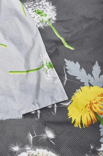 Комплект постільної білизни Moon&Star King Size 220x240 наволочки 2х50х70 Dandelion Бязь Gold Люкс - фото 7