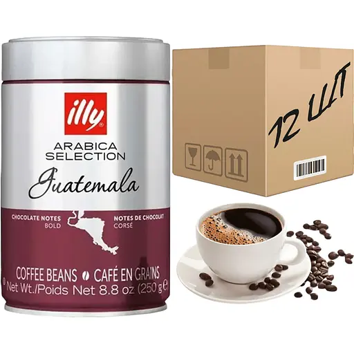Кава в зернах Illy Guatemala Гватемала 250 г(ящик 12 шт) - фото 1