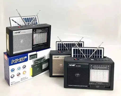 Радиоприемник с USB SD TF Mp3-плеером фонариком с Solar панелью - фото 4