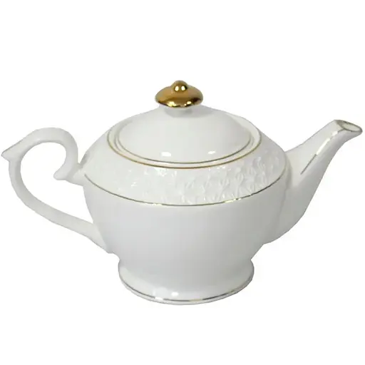 Чайник Interos Снігова Королева порцеляновий заварювальний 850 мл білий 405313-А