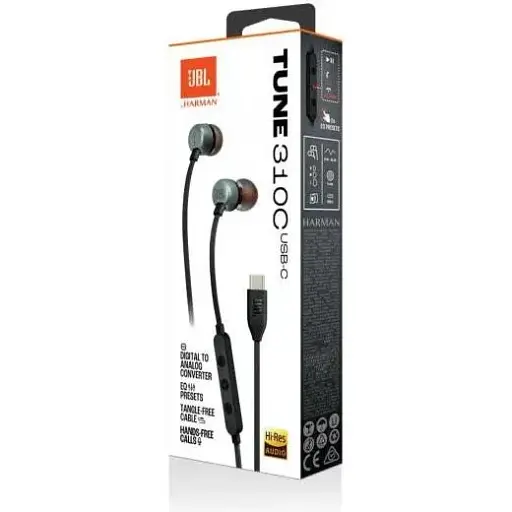 Навушники з мікрофоном JBL Tune 310C Black (JBLT310CBLK) - фото 10
