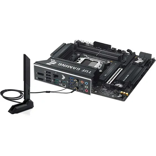 Материнська плата Asus TUF Gaming B850M-PLUS WIFI sAM5 B850 4xDDR5 M.2 HDMI DP Wi-Fi BT mATX - фото 8