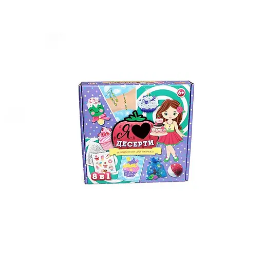 Большой набор для творчества "Я люблю десерты" Ранок 10100543, 8 изделий своими руками - фото 4