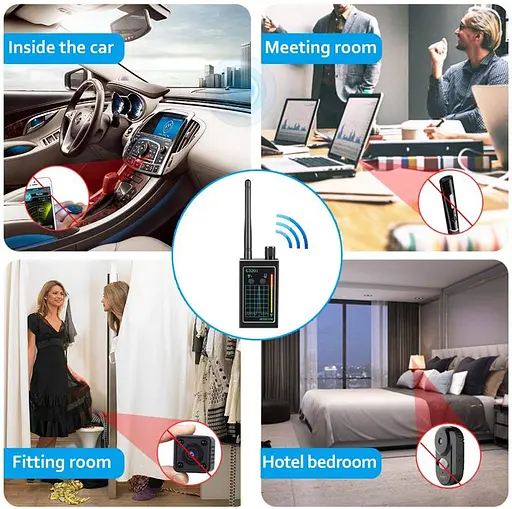 Детектор жучков, скрытых камер, искатель прослушки и трекеров на магните Protect G320i (100707) - фото 6