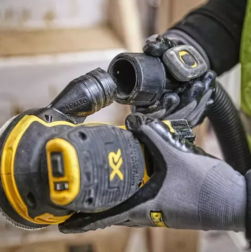 Аккумуляторная эксцентриковая шлифмашина DeWalt без АКБ и ЗУ DCW210N - фото 5