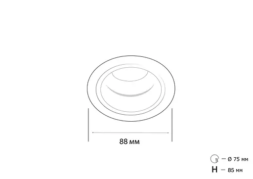 Точковий світильник MJ-Light LX2013 WH + 2013R SS - фото 2