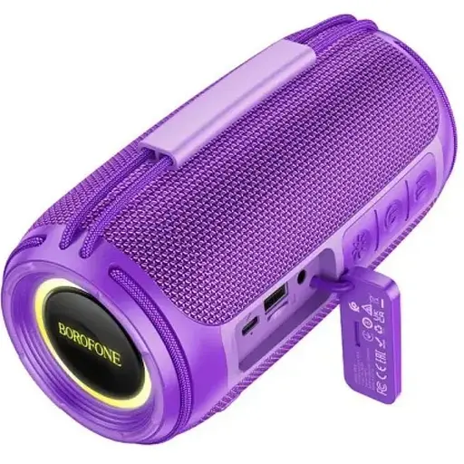 Акустична система Borofone BR38 Free-flowing sports BT speaker фiолетова - фото 1