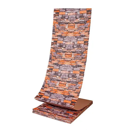 Самоклеющийся 3D панель песчаник Екатеринославский кирпич 19600x700x3мм SW-00001735 - фото 1