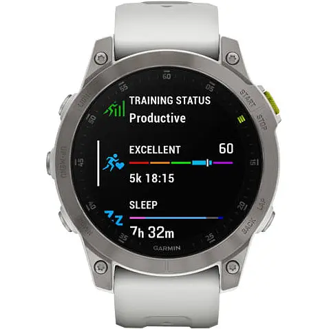Смарт-часы Garmin Epix (Gen 2) Sapphire-White Titanium (010-02582-20/21) - фото 2
