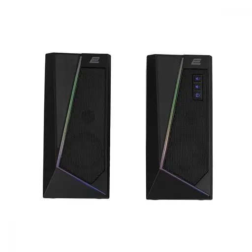 Мультимедийная акустика 2E PCS233 RGB 2.0 USB Black (2E-PCS233BK) - фото 7