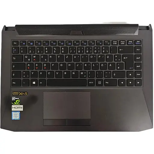 Топкейс з клавіатурою та тачпадом для ноутбука XMG Schenker Laptop P406-FMH (6-39-P64F2) Б/в - фото 1