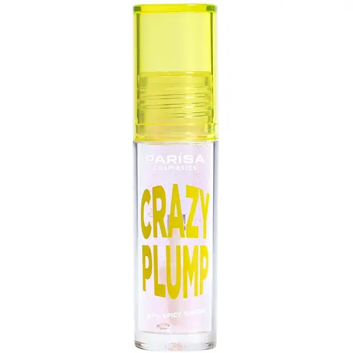 Блестящий плампер для губ Parisa Lipgloss Crazy Plump тон №101 Clear plump 