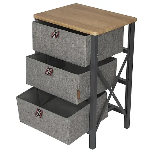 Комод розкладний Bo-Camp Hamlets Grey/Brown (1609312) - фото 2