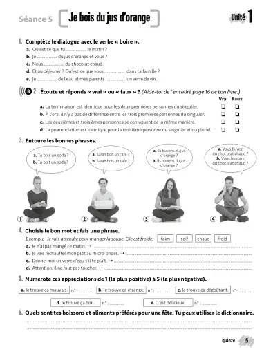 Merci! 3. A2. Cahier d`exercices - фото 7