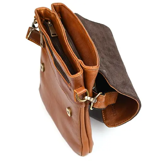 Чоловіча сумка через плече TARWA 25х24х5 см sum0028152 - фото 5