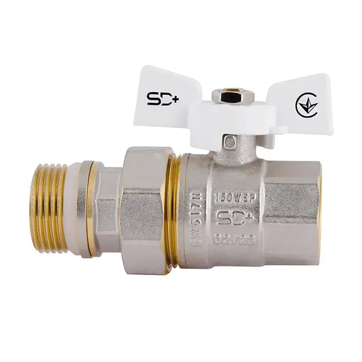 Кран кульовий з американкою SD з антипротіканням прямий 1"зв PN40 SD900NW25PN40 - фото 3