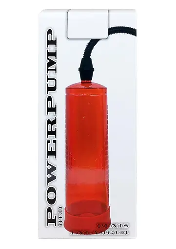 Помпа для пениса Boss of Toys Powerpump 22х6.9 см красный - фото 4