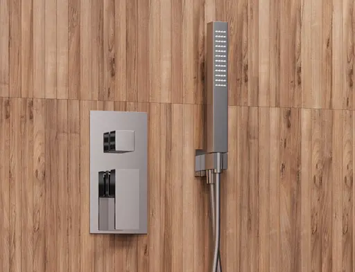 Душова система прихованого монтажу Corsan Adour хром + BOX Z01MCH, Хром - фото 6