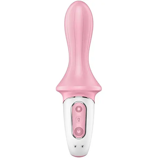 Надувний анальний вібратор Satisfyer Air Pump Booty 5+ 19 см рожевий