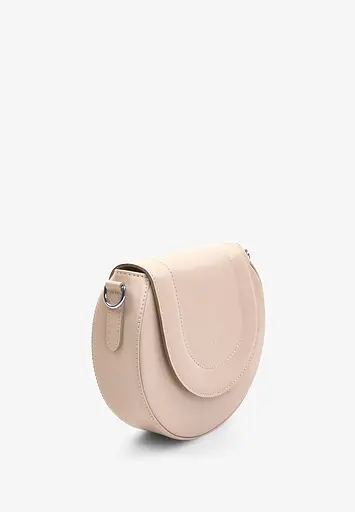 Жіноча шкіряна сумка Mandy світло-бежева - фото 7