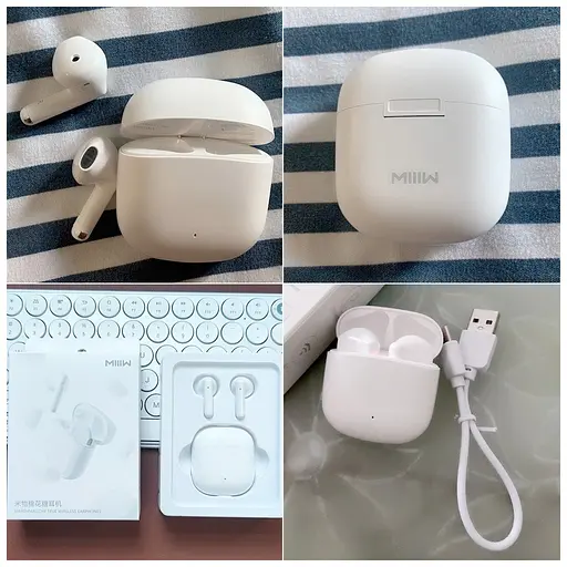 Навушники Xiaomi TWS MiiiW TWS Wireless Earbuds Marshmallow White (MWTW03) - фото 9