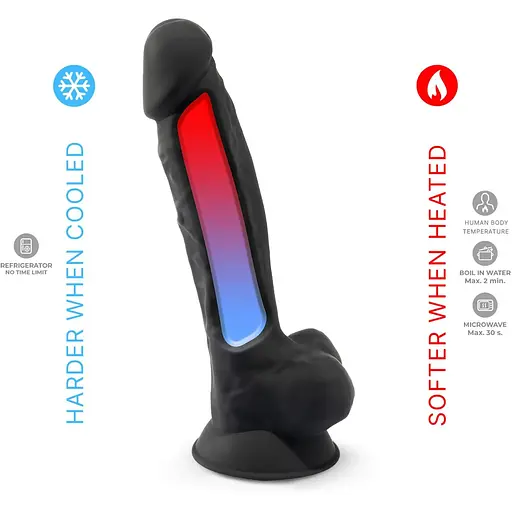 Фалоімітатор SilexD Johnny Black (MODEL 1 Size 7in) - фото 4