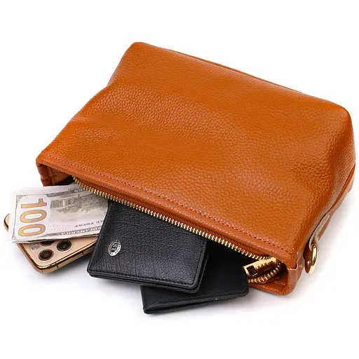 Сумка кожаная женская Vintage 21х14х10 см sum0022739 - фото 5