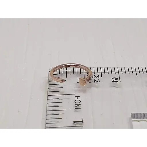 Золота сережка-пірсинг Dear в ніс Dear. 1057 - фото 3