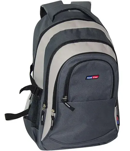 Городской рюкзак Semi Line 35 Black/Grey (BSL117-1) (DAS303402) - фото 1