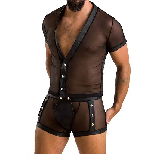 Комплект Passion 052 Michael XXL/XXXL чорний - фото 3