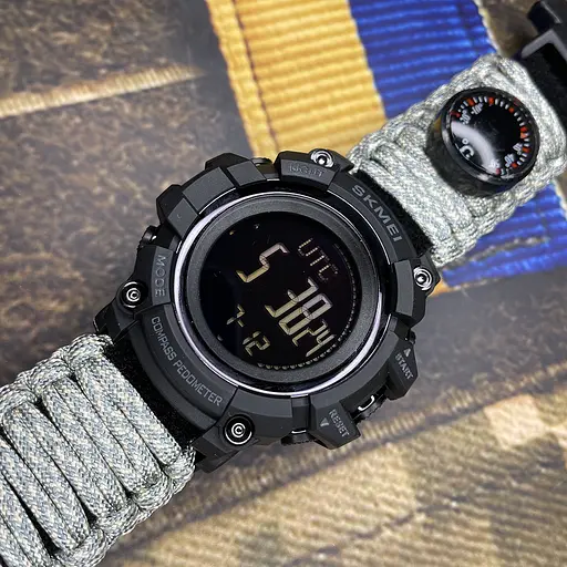 Наручные часы мужские 1356ACUPK ACU Tactic Compass Skmei acs0030799 - фото 2