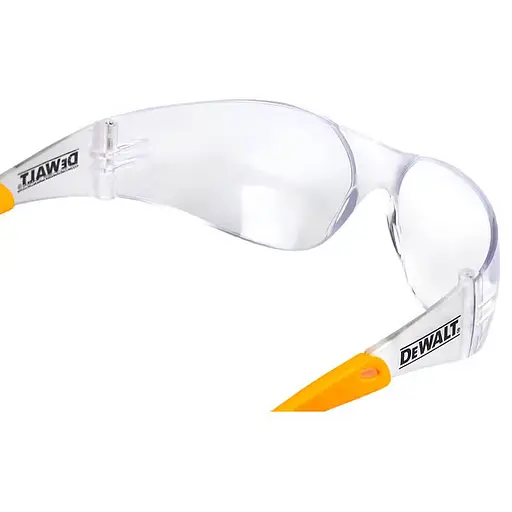 Окуляри DeWalt Protector прозорі полікарбонатні з м'якими гумовими накладками на дужках (DPG54-1D) - фото 5